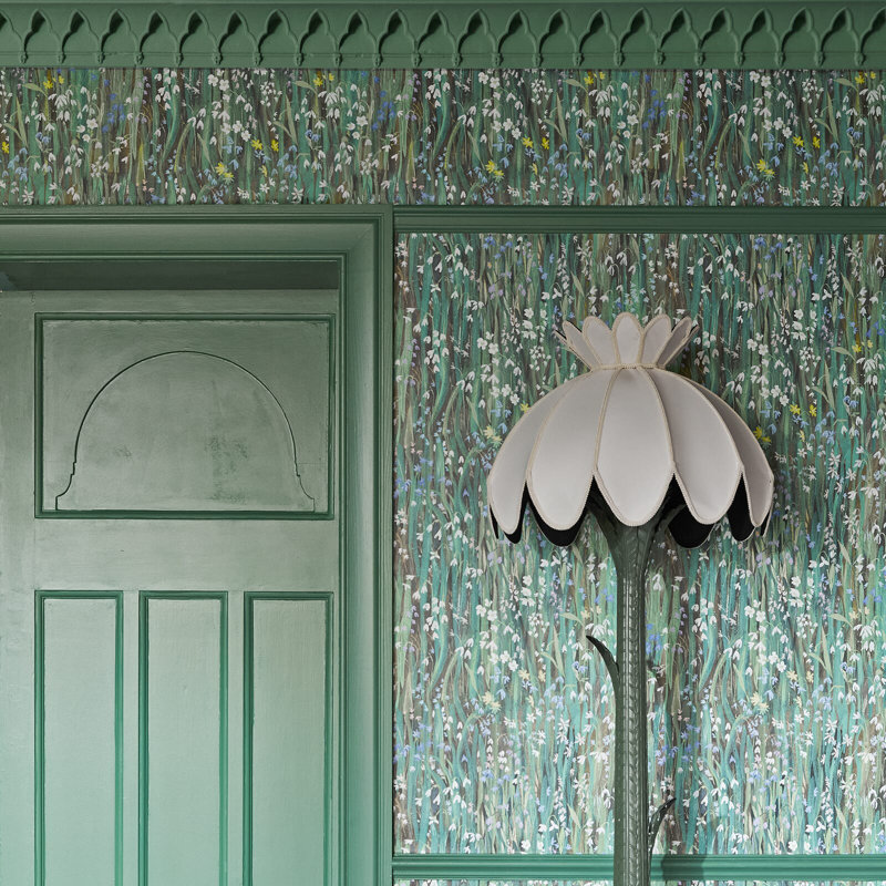 Galanthi 9.84' L x 70.87" W Paintable Wallpaper Roll