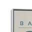 «Blue Retro Bauhaus», affiche sur toile encadrée-855264143-863464640-863464650