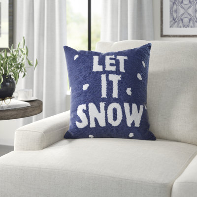 Haggerty Let It Snow Pillow Cover & Insert