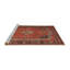 Tapis oriental multicolore tissé à la machine Oriental-641457524