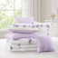 Ensemble de couette 6 pièces pour lit double/queen, violet