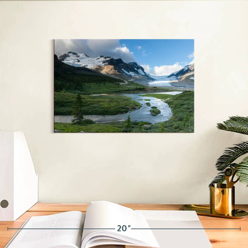 Athabasca Glacier, 8" H x 12" W