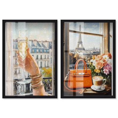 «Parisian Fashion», ensemble d'ombres à bulles par Art Remedy