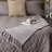 Throws Geo Print Hand Woven Throw Blanket-1111035120