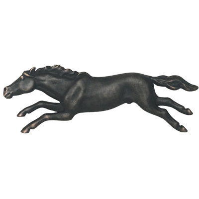 Poignée fantaisie 3 po Wild Horse