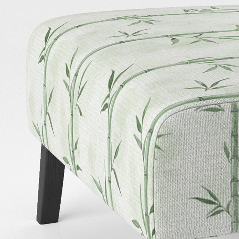 Fauteuil de chambre Floral, Pantoufle sans accoudoirs