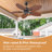 50" 5-Tropical Palm Leaf  outdoor Ceiling Fans With Remote And not Lights-1696442011