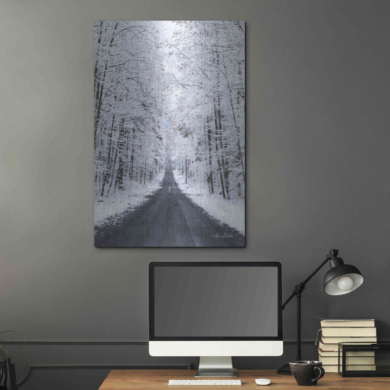 «All Roads plomb artome» par Lori Deiter, art mural en métal, H 36 po x l 24 po