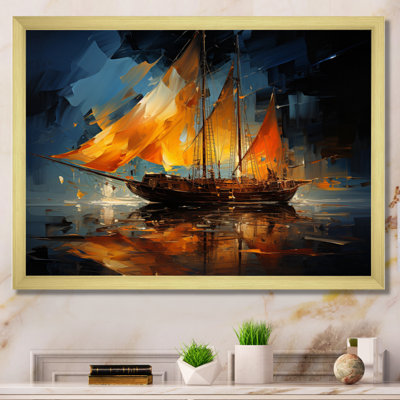 " Boat Abstract Maritime Symphony II "
