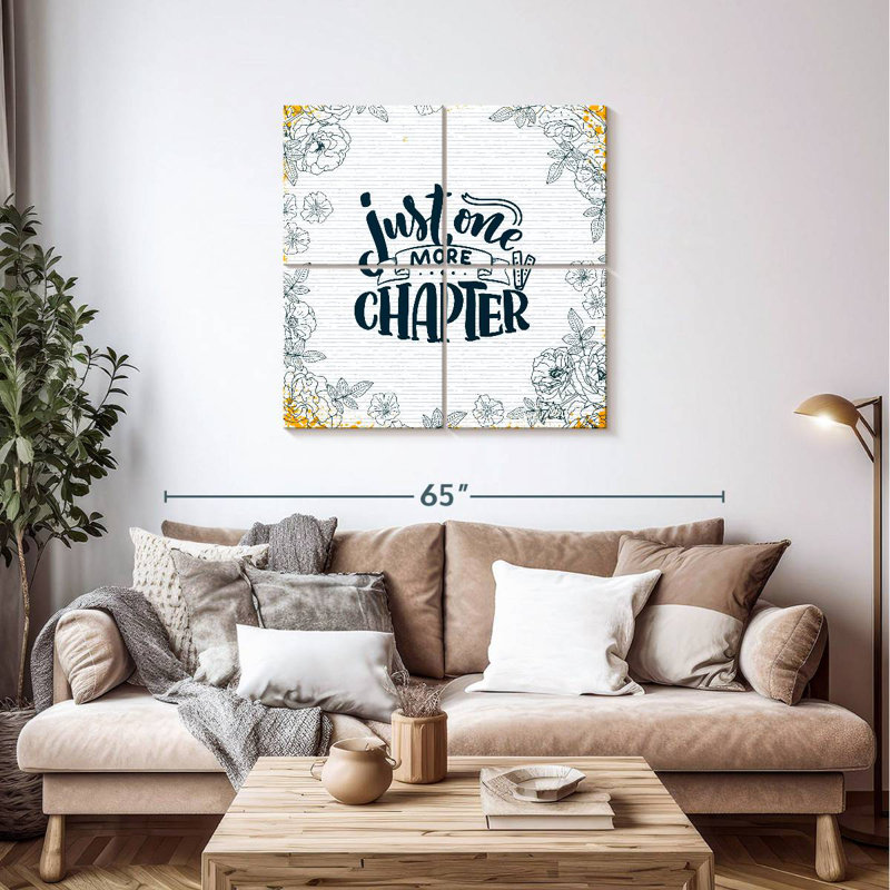 Senne Just One More Chapter, 38" H x 38" W