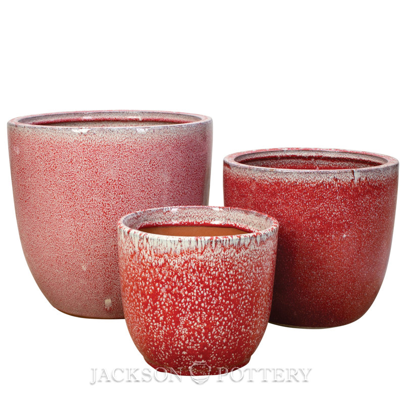 Pika Pot Set Of 3 - 9, 11, 14 In. - Firework Red, Firework Red