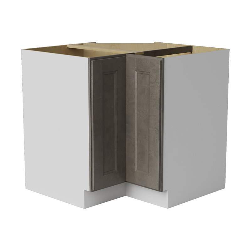 Armoire Base Lazy Susan, L 36 po x H 34,5 po x P 24 po, Double shaker Cinder