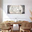 Mesure de la vie, citation de plusieurs impressions sur toile-439528688