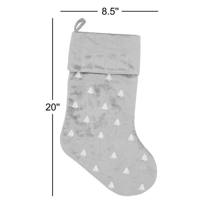 Chaussette de Noël émeraude