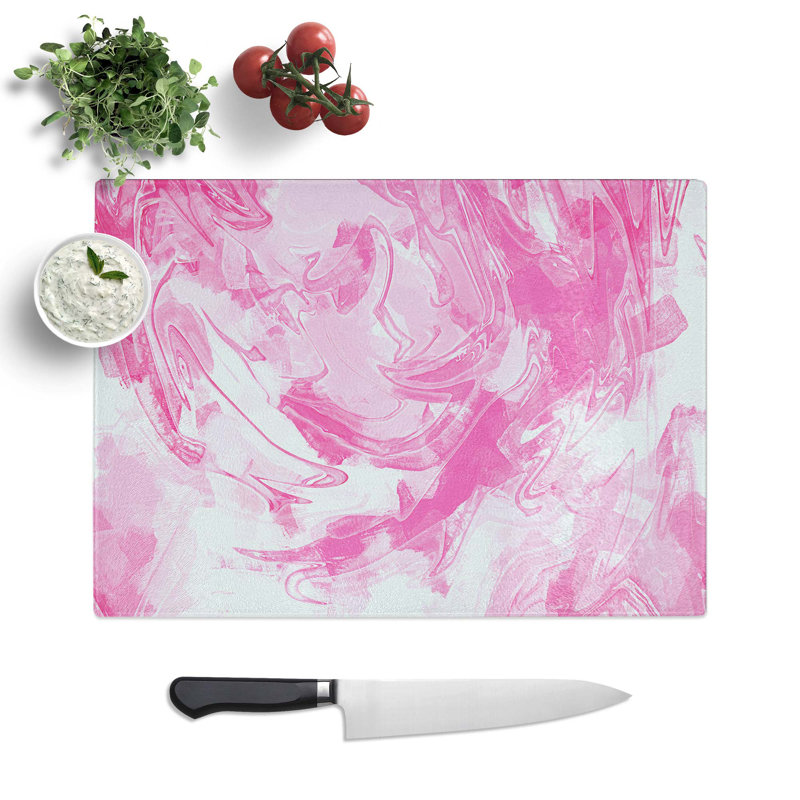 Glass Go My Own Way in Abstract Chopping Board, 39 cm W x 28.5 cm L