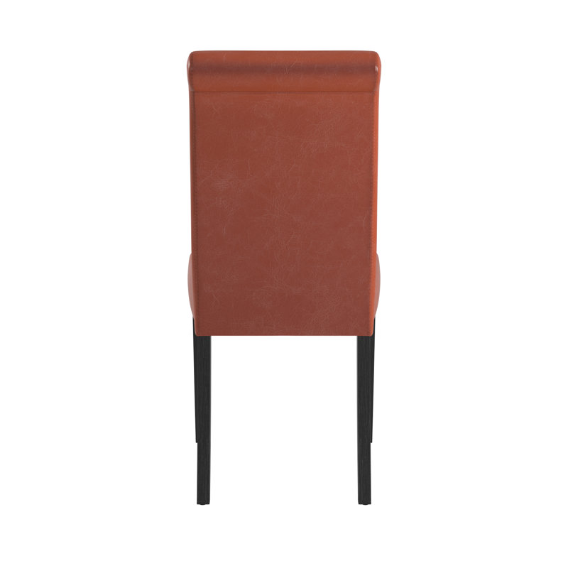 Chaise Parsons rembourré Alexa-Mae, Rouge vin