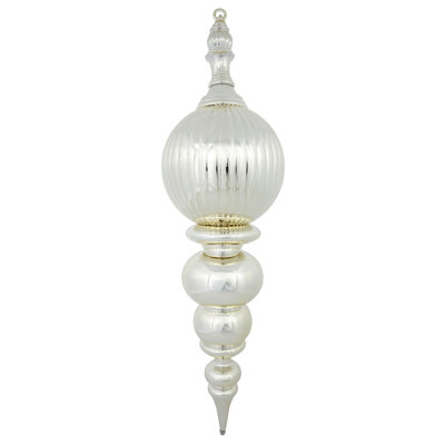 28" Shiny Finial Ornament