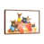 Classic Brown Wood Framed Canvas