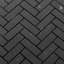 13" x 12" Marble Herringbone / Chevron Mosaic Wall & Floor Tile