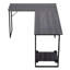 Rectangle Computer Desk with Hutch-1384003533-1384003532