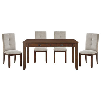 5pc Dining Set Table and 4 Side Chair