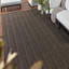 Striped Area Rug in Gray/Charcoal-1459094306