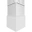 Carré Hastings non effilé avec colonne standard capitonnée et base standard-70786138