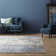 Midhurst Hand Woven Silky Blue/Grey Area Rug