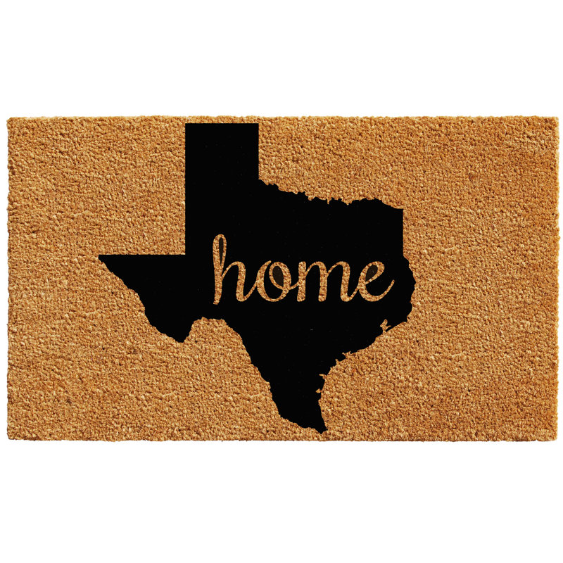 Tapis pour porte d'extérieur antidérapant Texas, 1 pi 6 po x 2 pi 6 po