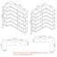 Bibliothèque d'angle peu encombrante de 90 cm + bibliothèque extensible de 80 cm, ensemble de 2 tablettes, meubles combinés et assortis-1355435196