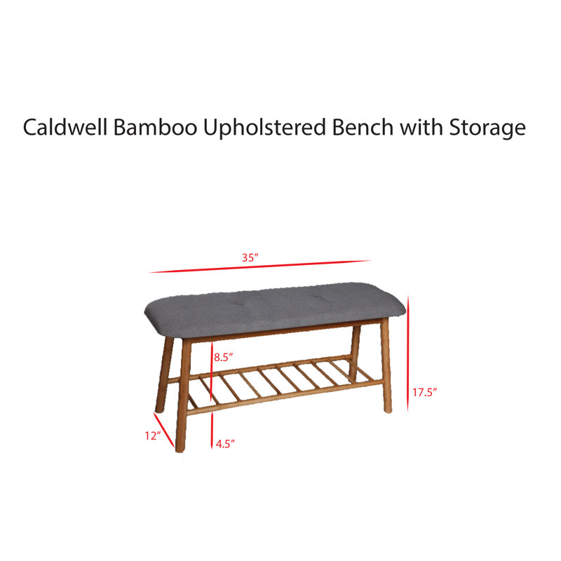 Banc de rangement rembourré Sau