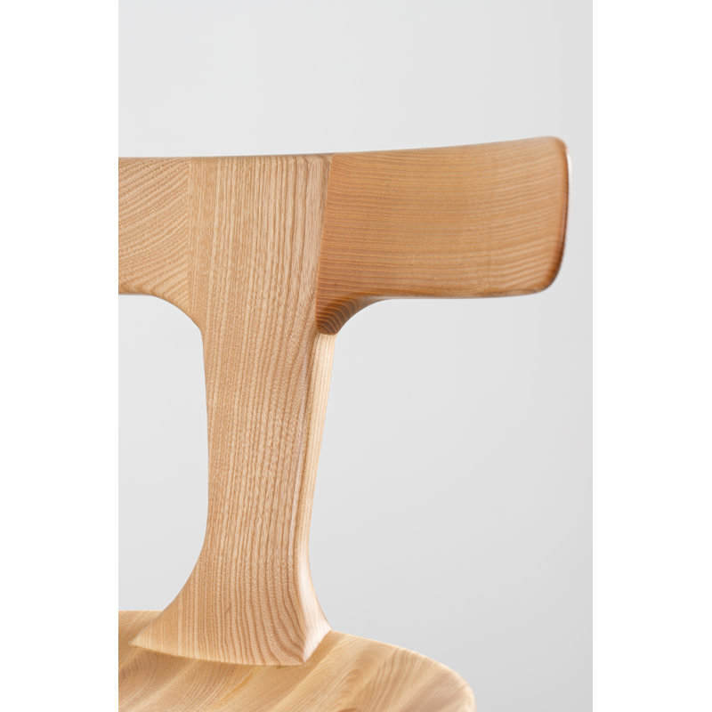 Anvil Chair With Back, Matte Ash, Bar Stool (31” Seat Height)