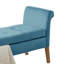Banc bleu avec rangement Myaisha Finn