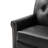 Stratton 31"W Transitional Genuine Leather Swivel Rocker Chair with Tufted Back and Nailhead Trim-234882753