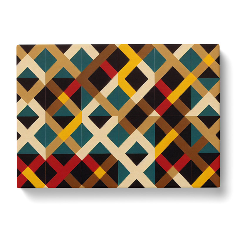 Artsy Abstract Art - Wrapped Canvas, 40cm H x 60cm W x 3cm D