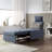 3 In 1 Sofa Bed,Speaker Chair, Reclining Sleeper Sofa Bed,Futon With Bluetooth Speaker 2 USB Port, Phone Holder Accent Chair, Functional Backcushion And Headrest, Waterproof Fabric,Faux Fur Pillow.