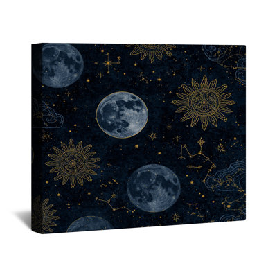 Toile tendue sur lune Moon Sun