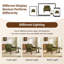 Chaise d'appoint rembourrée 31 po Mid-Century-133591821