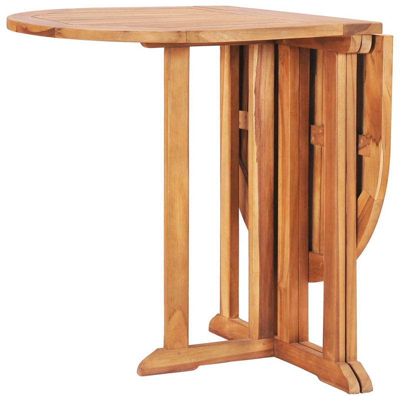 Tequesta 4 - Person Teak Solid Wood Patio Dining Set Rectangular Table