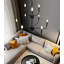 Lustre 9 lumières de style campagne moderne