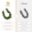 16cm Faux Garland