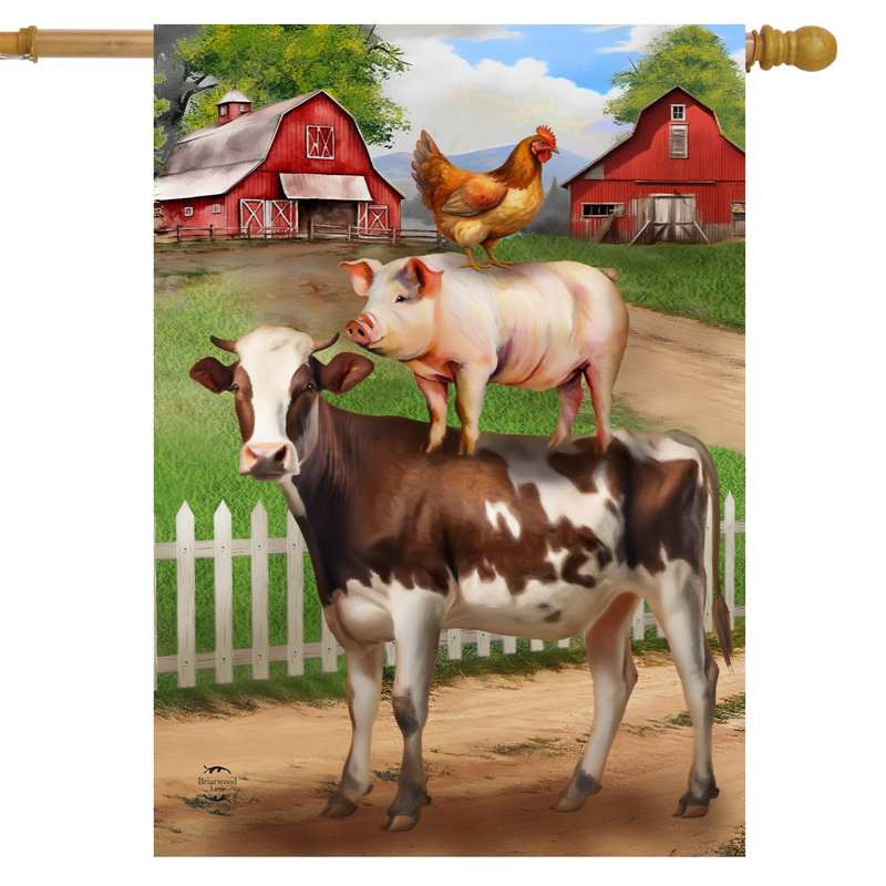 Drapeau de ferme amis de la ferme