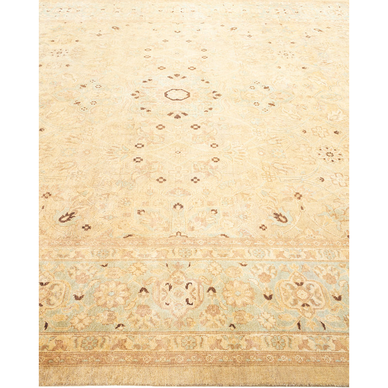Shatiqua One-of-a-Kind 8' 1" X 10' 4" 2000s Wool Area Rug in Ivory