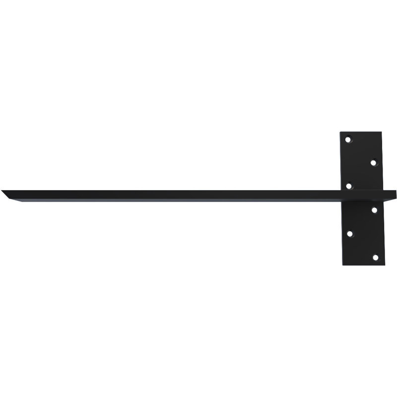 Fixation murale flottante en acier robuste, H 22 po x l 8 po x P 2,5 po