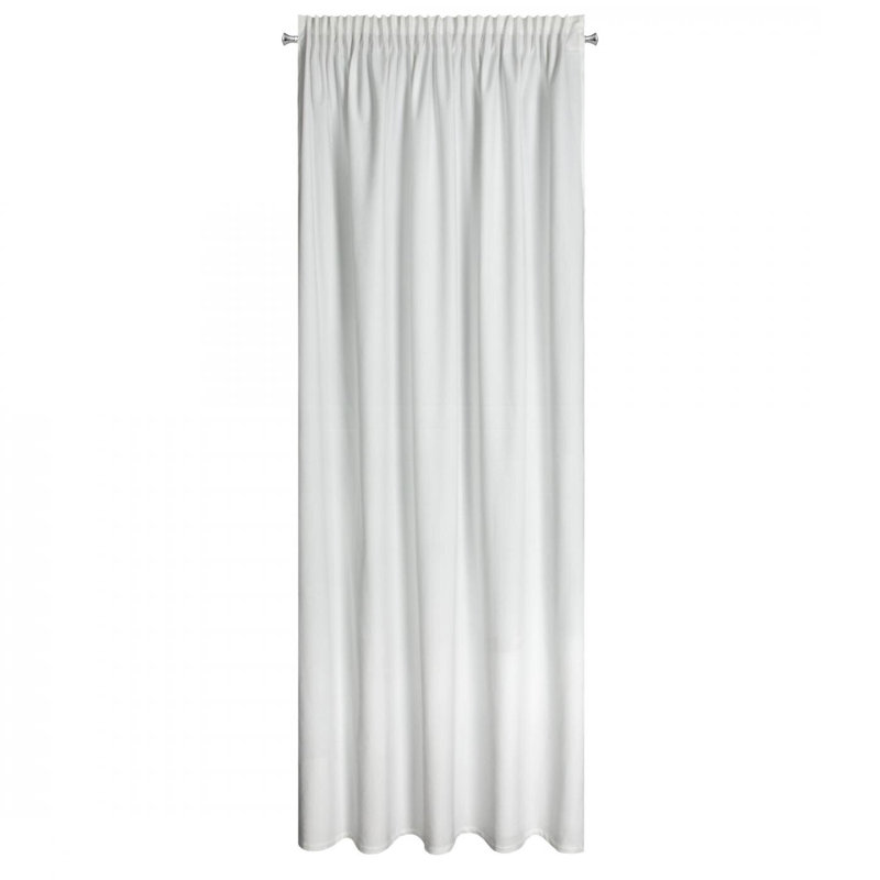 Abdihafid Blackout Curtains Single Panel, White