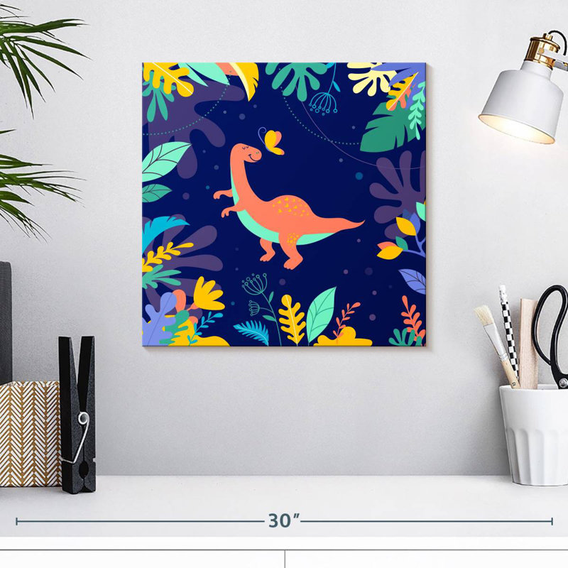 Ashelle Jungle Dinosaur, 16" H x 16" W