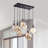 Aldahir 8 - Light Matte Black Cluster Pendant