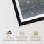 Desert Stillness II Shadowbox Abstract Print by Oliver Gal, Black Frame, 12 x 12-1534170131-1534170129