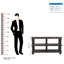 130cm Solid Wood Console Table
