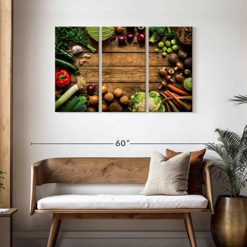 Yarlin Vegetable Feast, 28" H x 45" W